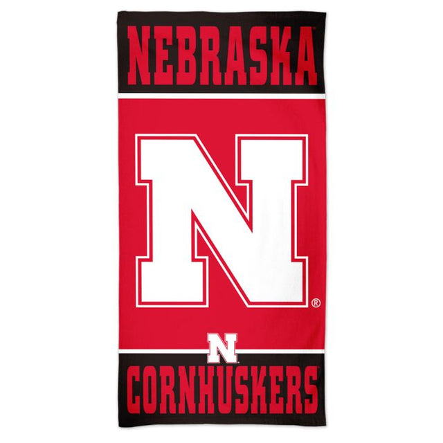 Toalla de playa Spectra de Nebraska Cornhuskers, 30" x 60"