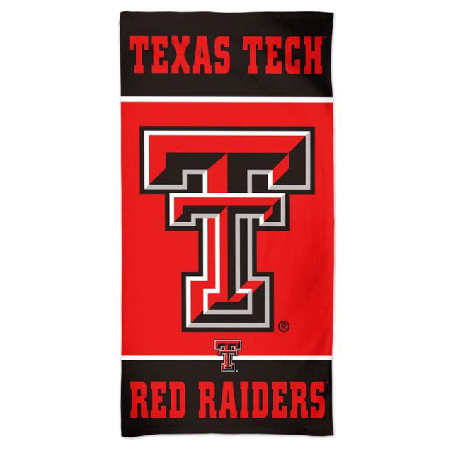 Toalla de playa Spectra vertical de Texas Tech Red Raiders de 30" x 60"