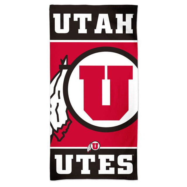 Utah Utes VERTICAL Spectra Beach Towel 30" x 60"