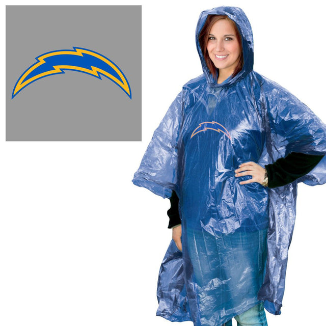 Poncho de lluvia de Los Angeles Chargers