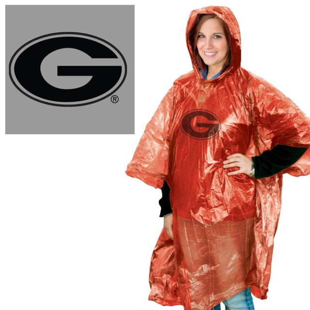 Poncho de lluvia de los Georgia Bulldogs