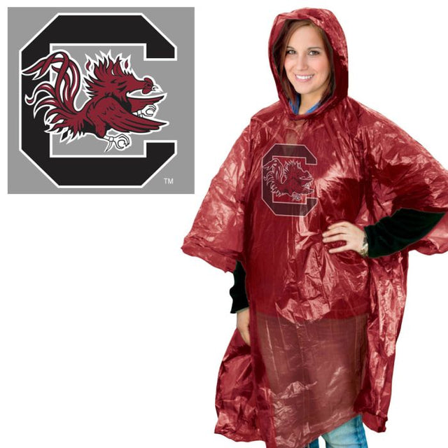 Poncho de lluvia de los Gamecocks de Carolina del Sur