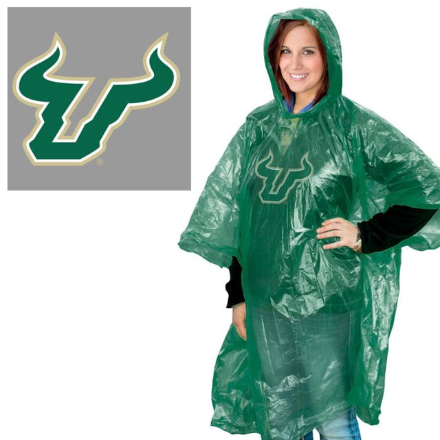 Poncho de lluvia de los South Florida Bulls