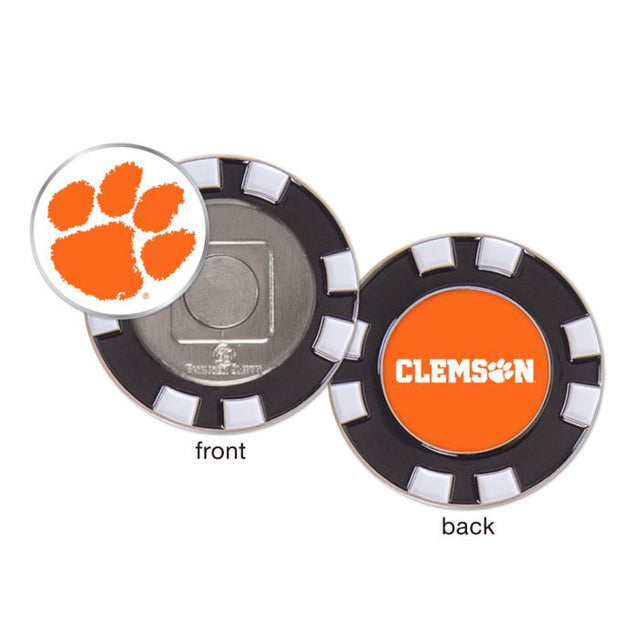 Clemson Tigers Golf Poker Chip Marker