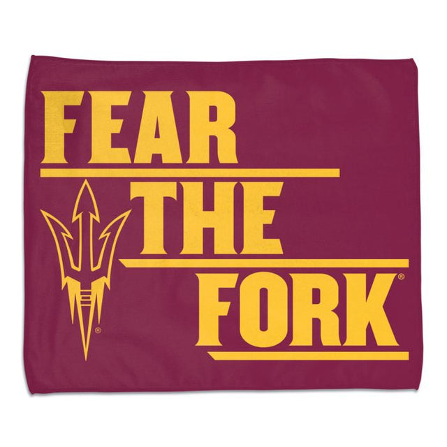 Toalla de rally FEAR THE FORK de los Arizona State Sun Devils (a todo color)