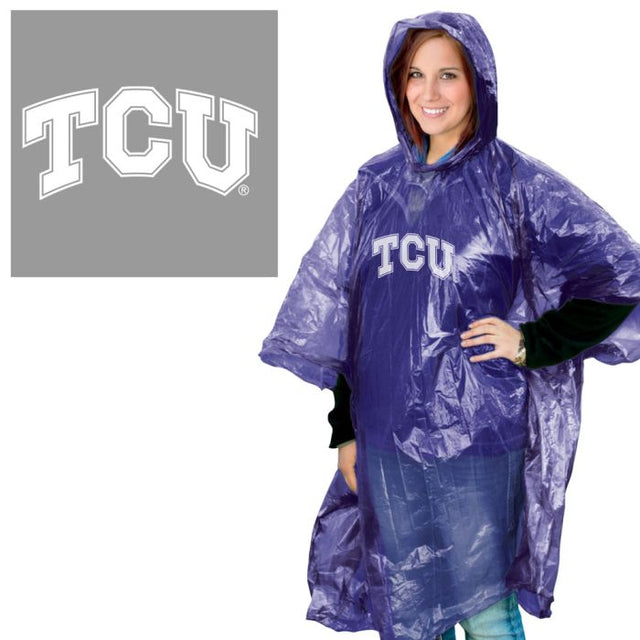 TCU Horned Frogs Rain Poncho