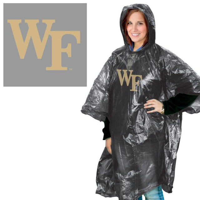 Wake Forest Demon Deacons Rain Poncho