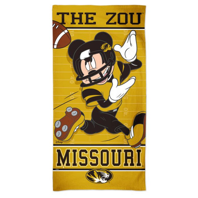 Toalla de playa Missouri Tigers / Disney Spectra de 30" x 60"