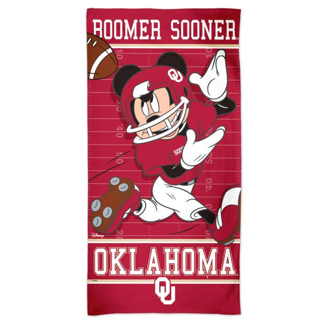 Toalla de playa Spectra de Disney / Oklahoma Sooners, 30" x 60"