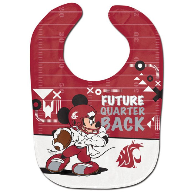 Washington State Cougars / Disney MICKEY MOUSE FOOTBALL All Pro Baby Bib