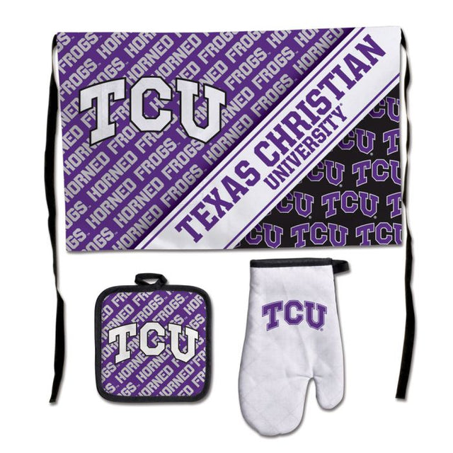 TCU Horned Frogs Barbeque Tailgate Set-Premium