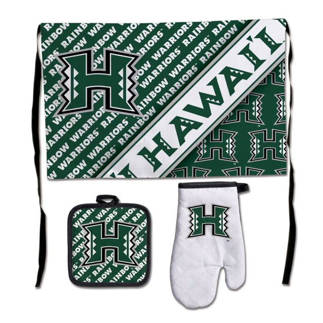 Hawaii Warriors Barbeque Tailgate Set-Premium