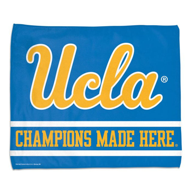 Toalla de rally CHAMPIONS MADE HERE de los UCLA Bruins - A todo color