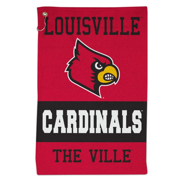 Toalla deportiva de 16 x 25 de los Louisville Cardinals