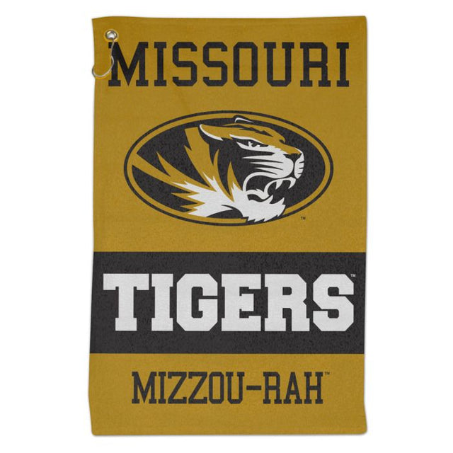 Toalla deportiva de 16 x 25 de los Missouri Tigers