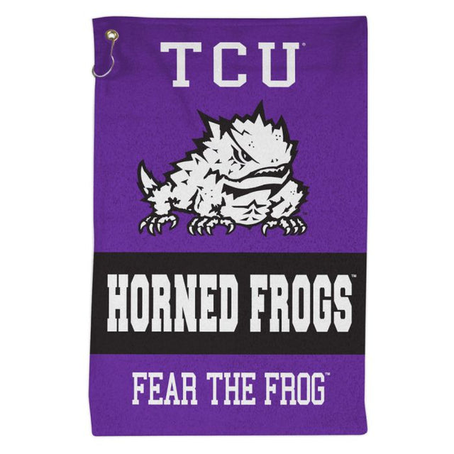 TCU Horned Frogs SLOGAN 16 x 25 Sports Towel