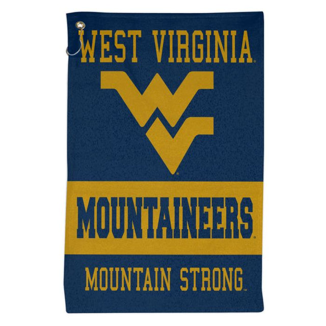 Toalla deportiva de 16 x 25 de los West Virginia Mountaineers