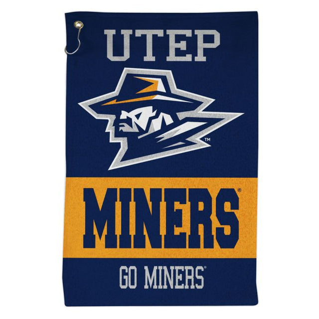 Toalla deportiva de 16 x 25 de los Mineros de UTEP