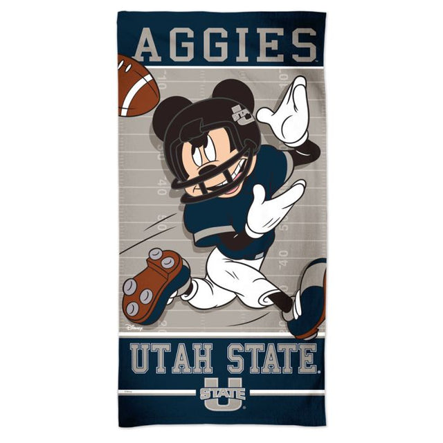 Utah State Aggies / Disney Spectra Beach Towel 30" x 60"