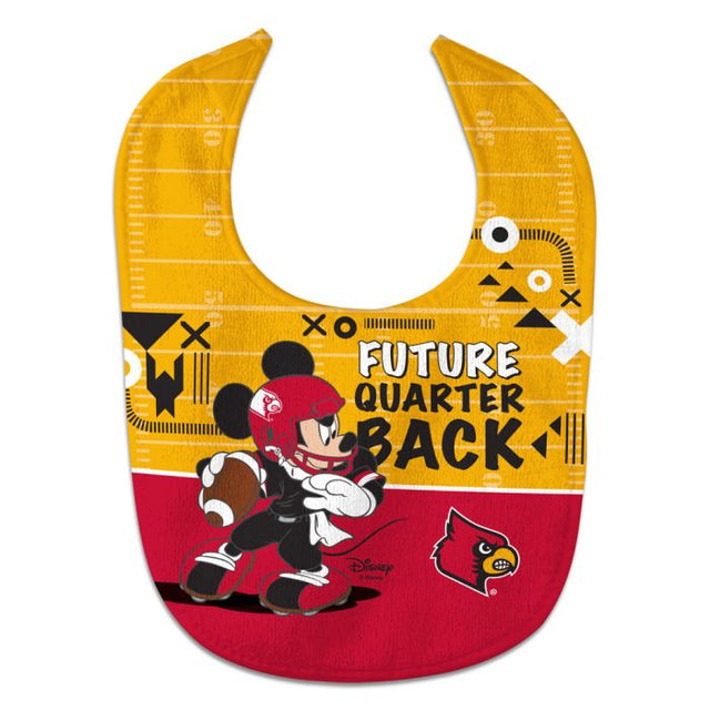 Louisville Cardinals / Disney MICKEY MOUSE FOOTBALL All Pro Baby Bib