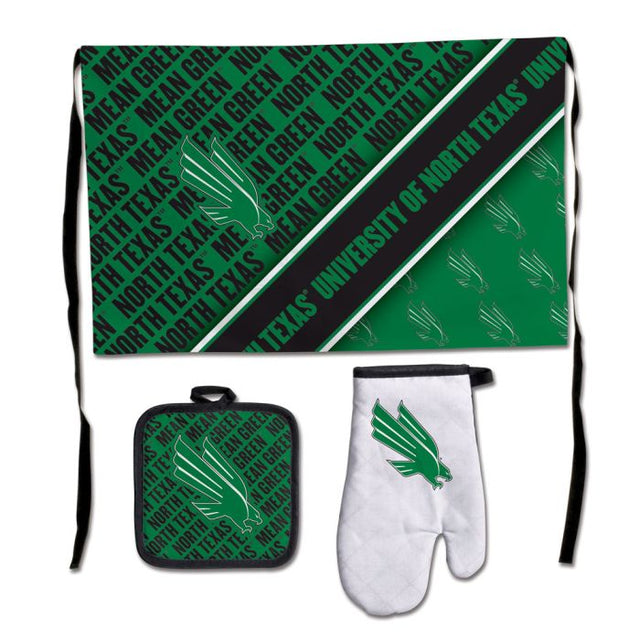 North Texas Mean Green Barbeque Tailgate Set-Premium