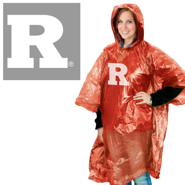 Rutgers Scarlet Knights Rain Poncho