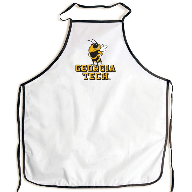 Georgia Tech Yellow Jackets Barbeque Aprons - white