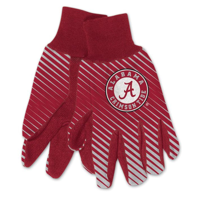 Guantes de dos tonos para adultos Alabama Crimson Tide