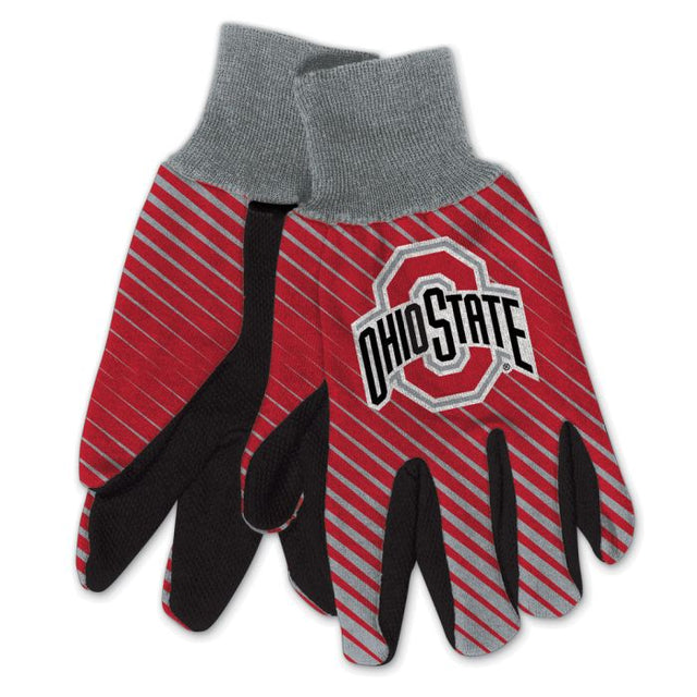 Guantes de dos tonos para adultos de Ohio State Buckeyes