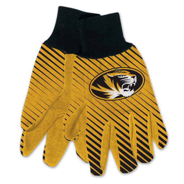 Guantes de dos tonos para adultos de Missouri Tigers