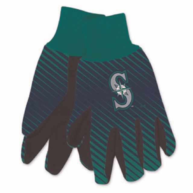 Guantes de dos tonos de los Seattle Mariners, talla para adultos