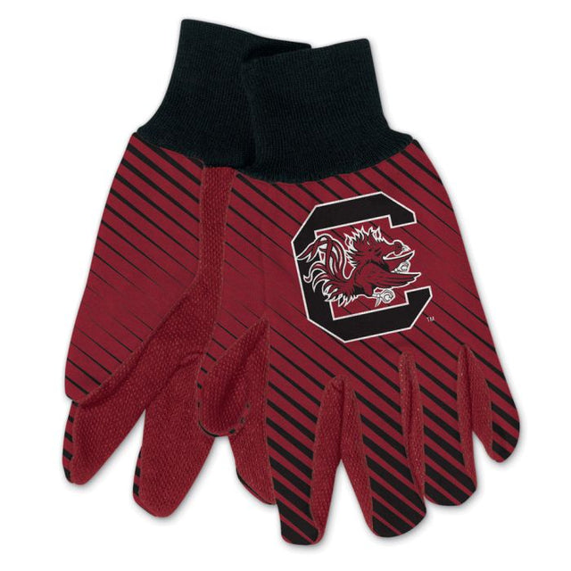 Guantes de dos tonos para adultos de South Carolina Gamecocks