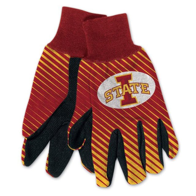 Guantes de dos tonos para adultos de Iowa State Cyclones