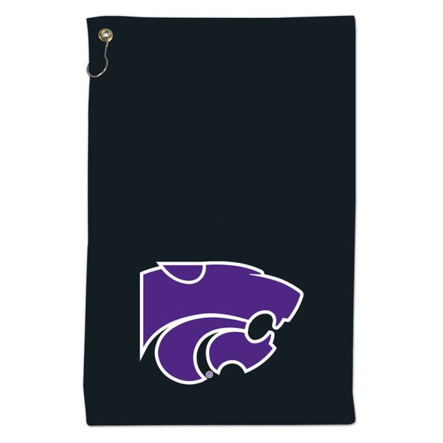 Toalla deportiva de color de los Kansas State Wildcats con ojal, 16" x 25"