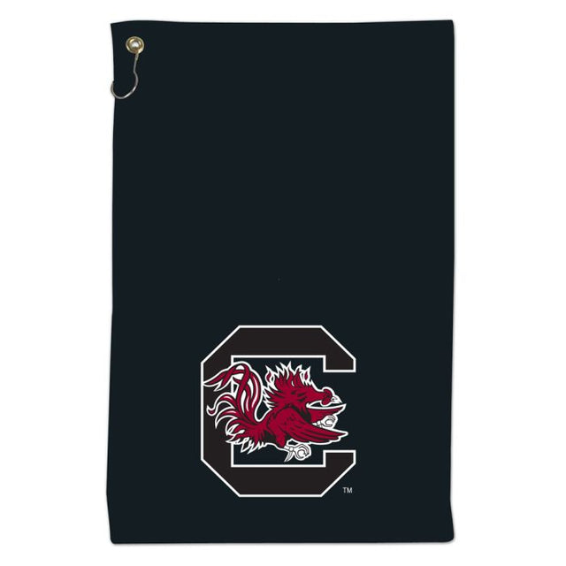 Toalla deportiva de color de los South Carolina Gamecocks con ojal, 16" x 25"