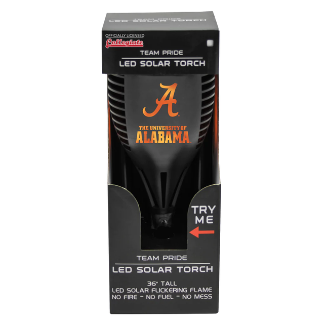 Antorcha solar LED Alabama Crimson Tide