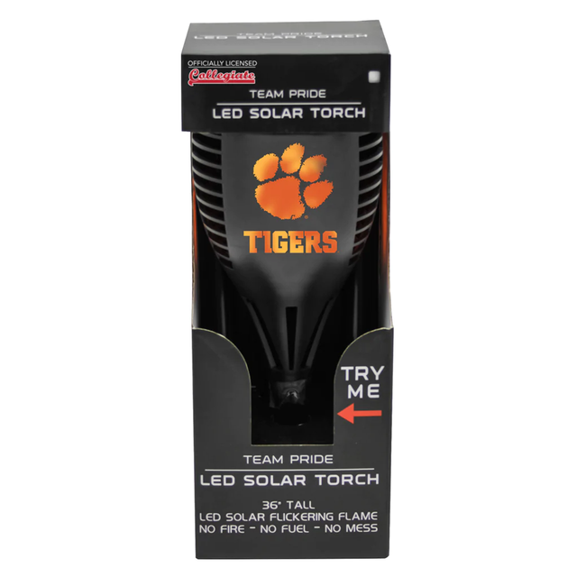 Antorcha solar LED de los Clemson Tigers