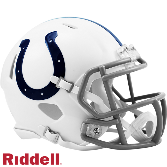 Réplica de casco de los Indianapolis Colts Riddell Mini Speed ​​Style 2004-2019 T/B