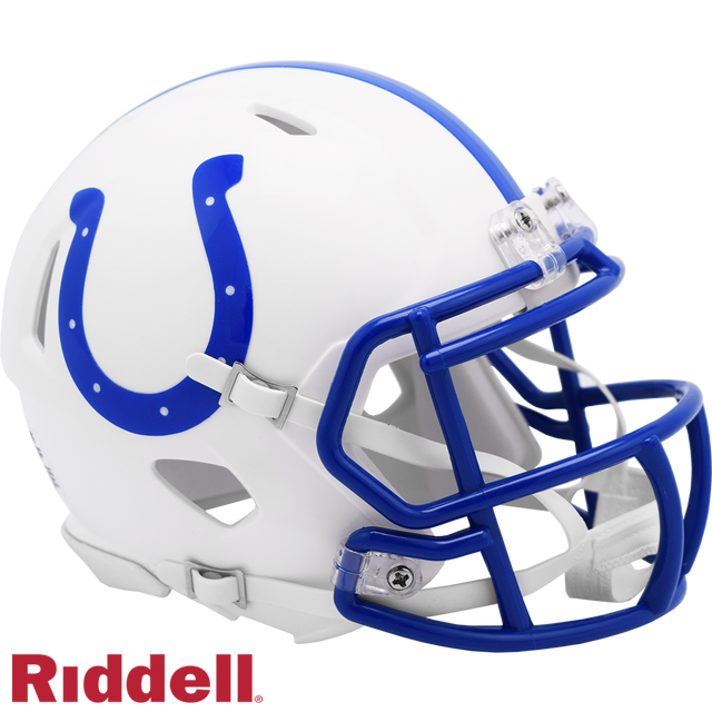 Réplica de casco de los Indianapolis Colts Riddell Mini Speed Style 1995-2003 T/B