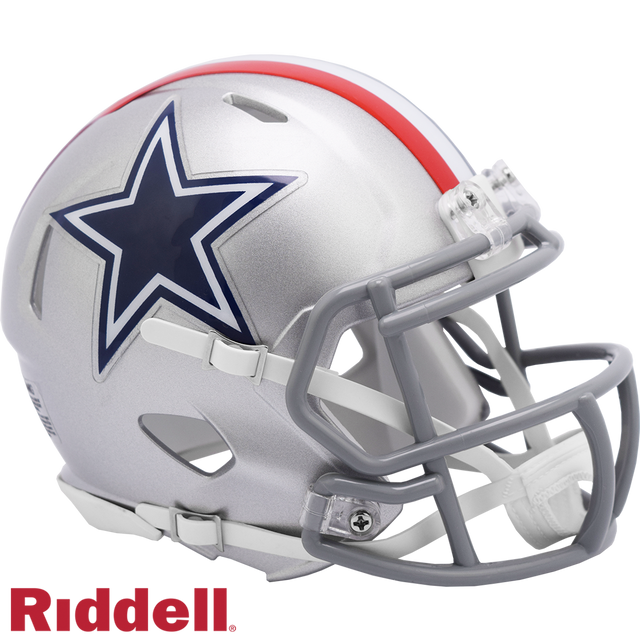 Réplica de casco de los Dallas Cowboys Riddell Mini Speed Style 1976 T/B