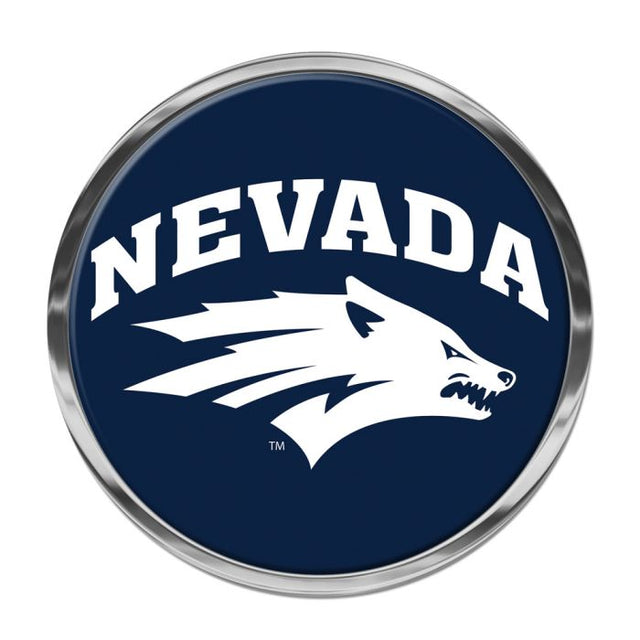 Nevada Wolf Pack Chrome Metal Domed Emblem