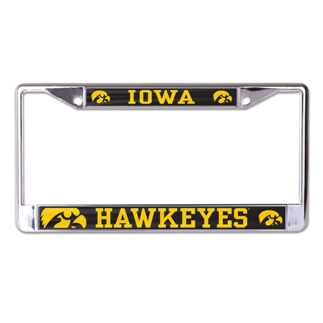 Iowa Hawkeyes MEGA Lic Plt Frame S/L Printed