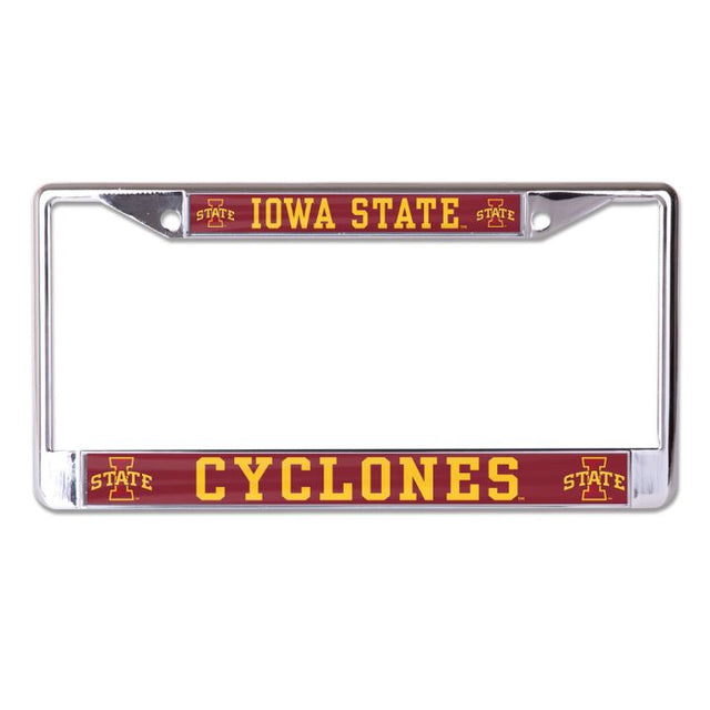 Iowa State Cyclones MEGA Lic Plt Frame S/L Printed