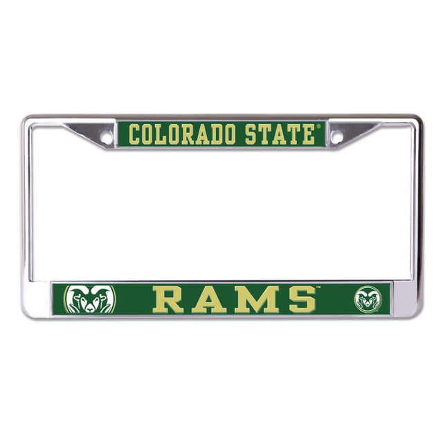 Colorado State Rams MEGA Lic Plt Frame S/L Printed