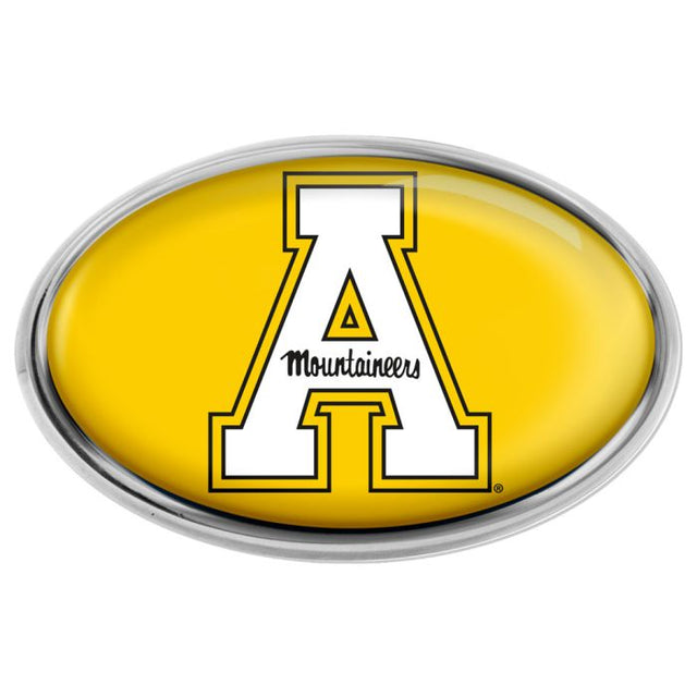 Appalachian State Mountaineers Chrome Metal Domed Emblem