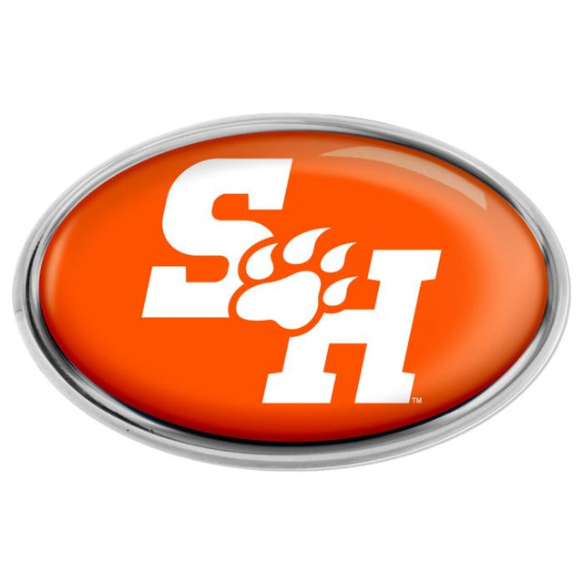 Sam Houston State Bearkats Chrome Metal Domed Emblem