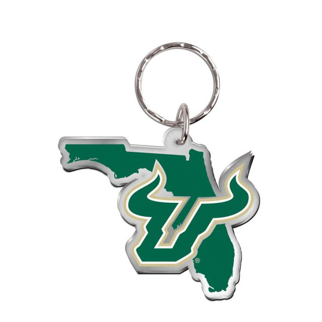 Llavero de los South Florida Bulls de forma libre