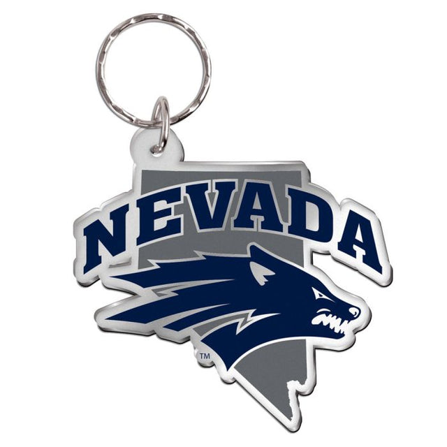 Nevada Wolf Pack Keychain Freeform