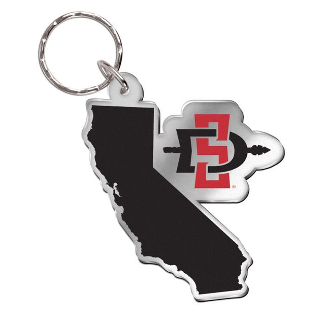 Llavero de los San Diego State Aztecs de forma libre