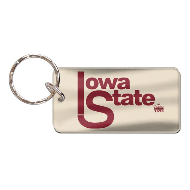 Iowa State Cyclones / Vintage Collegiate VINTAGE Keychain Rectangle